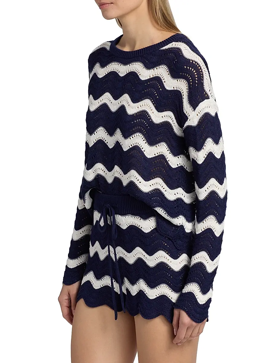 BEACH RIOT Women's Beach Chevron Sweater | Thumbnail 4 BEACH RIOT Women's Beach Chevron Sweater | Thumbnail 4