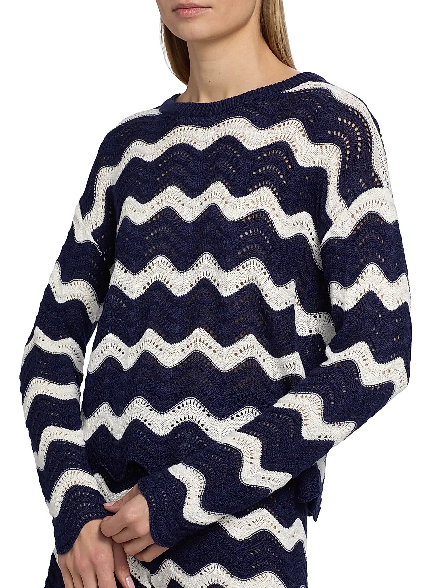 BEACH RIOT Women's Beach Chevron Sweater | Thumbnail 6 BEACH RIOT Women's Beach Chevron Sweater | Thumbnail 6