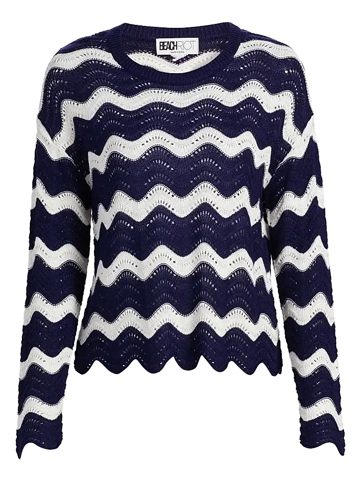 Women's Beach Chevron Sweater Women's Beach Chevron Sweater