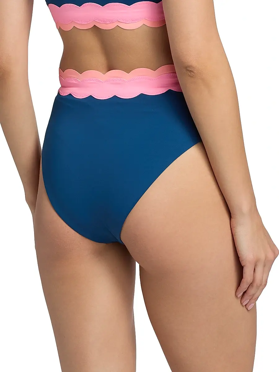 BEACH RIOT Women's Harriet Colorblocked Bikini Bottom | Thumbnail 5