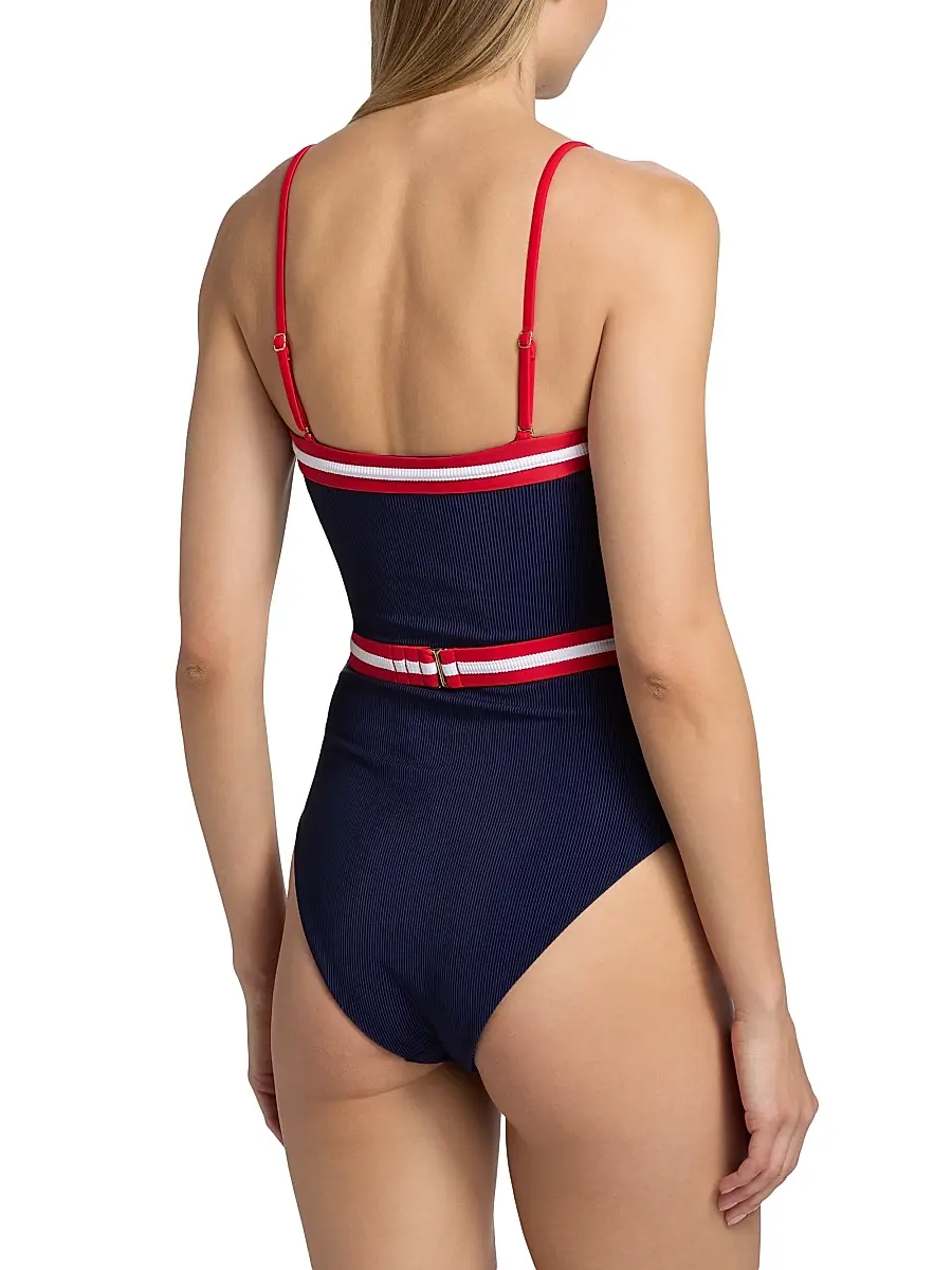 BEACH RIOT Women's Jessa Belted One-Piece Swimsuit | Thumbnail 5 BEACH RIOT Women's Jessa Belted One-Piece Swimsuit | Thumbnail 5