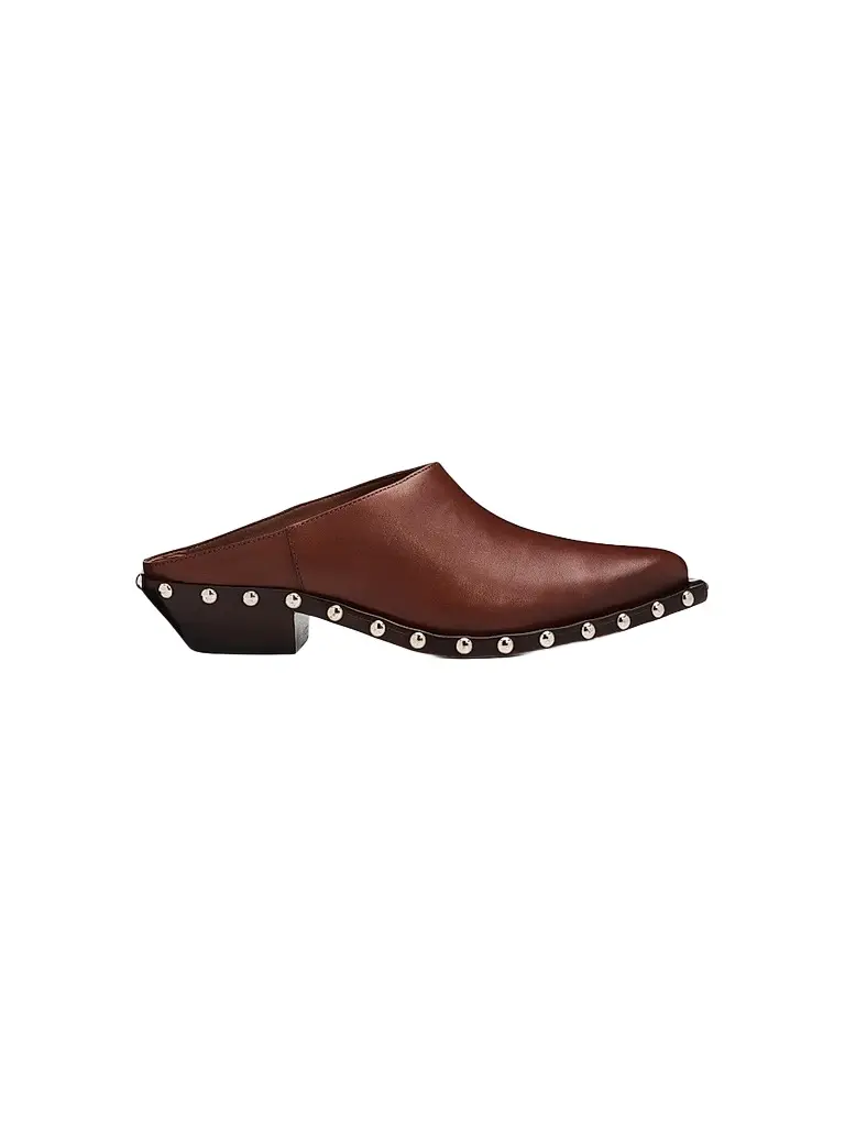 Schutz Women's Taylor 30MM Studded Leather Mules