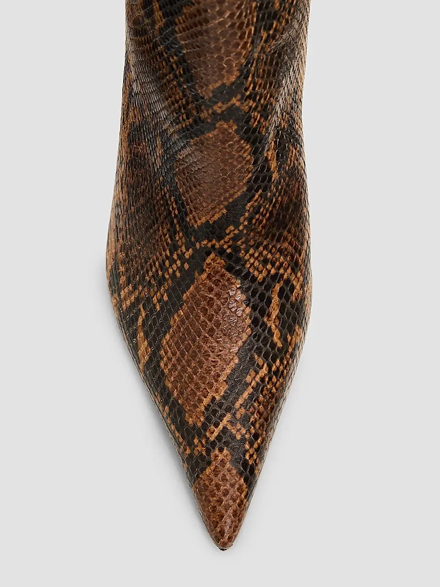 Schutz Women's Mikki 85MM Snake-Print Leather Ankle Boots | Thumbnail 5 Schutz Women's Mikki 85MM Snake-Print Leather Ankle Boots | Thumbnail 5