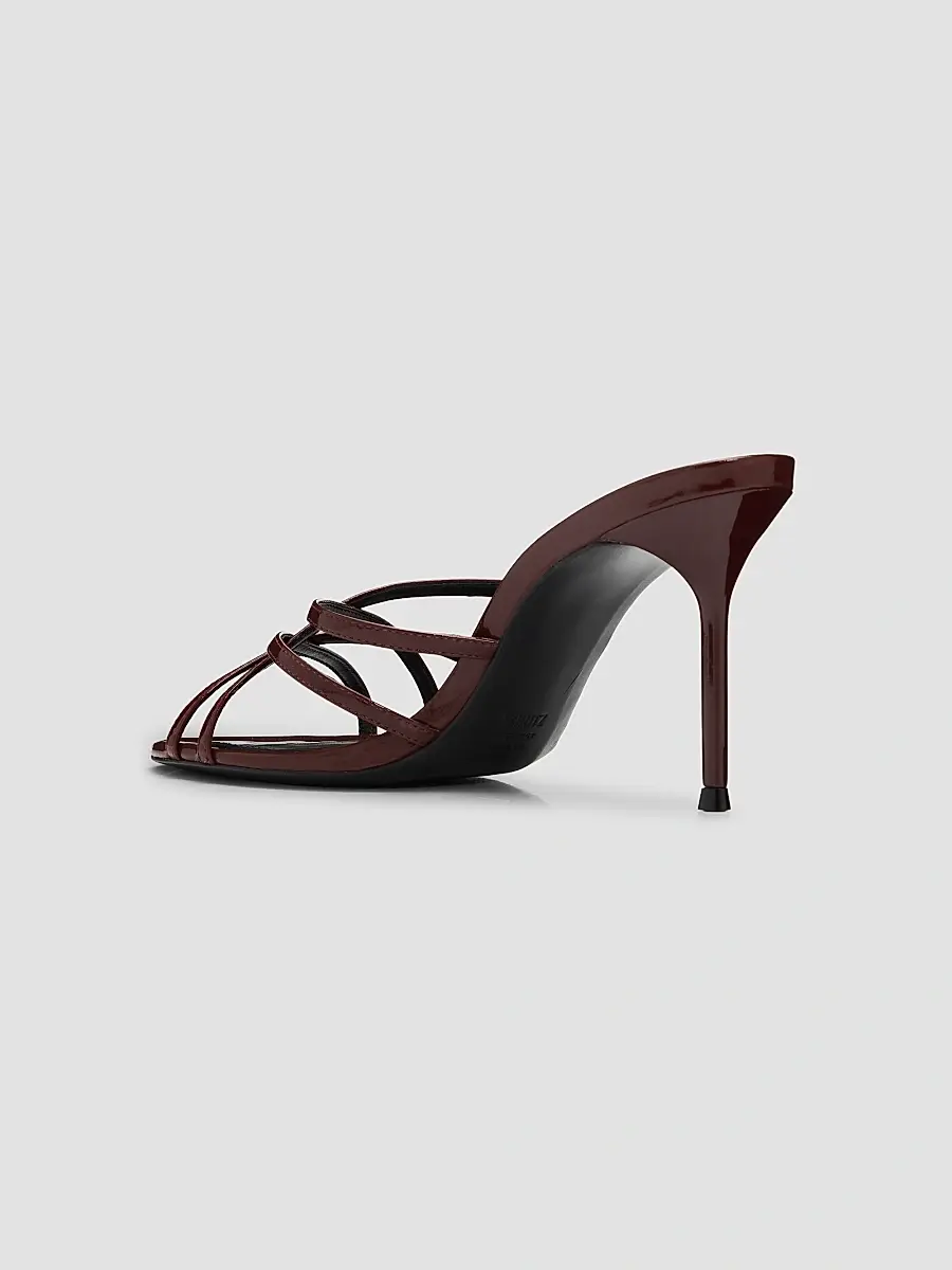 Schutz Women's Marion 100MM Slip-On Patent Leather Sandals | Thumbnail 4 Schutz Women's Marion 100MM Slip-On Patent Leather Sandals | Thumbnail 4