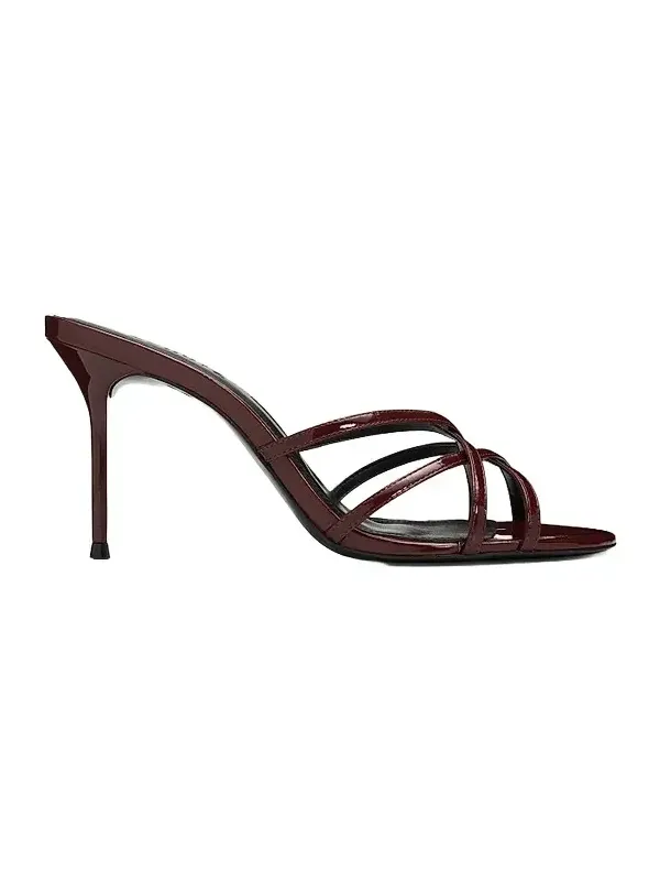 Women's Marion 100MM Slip-On Patent Leather Sandals Women's Marion 100MM Slip-On Patent Leather Sandals