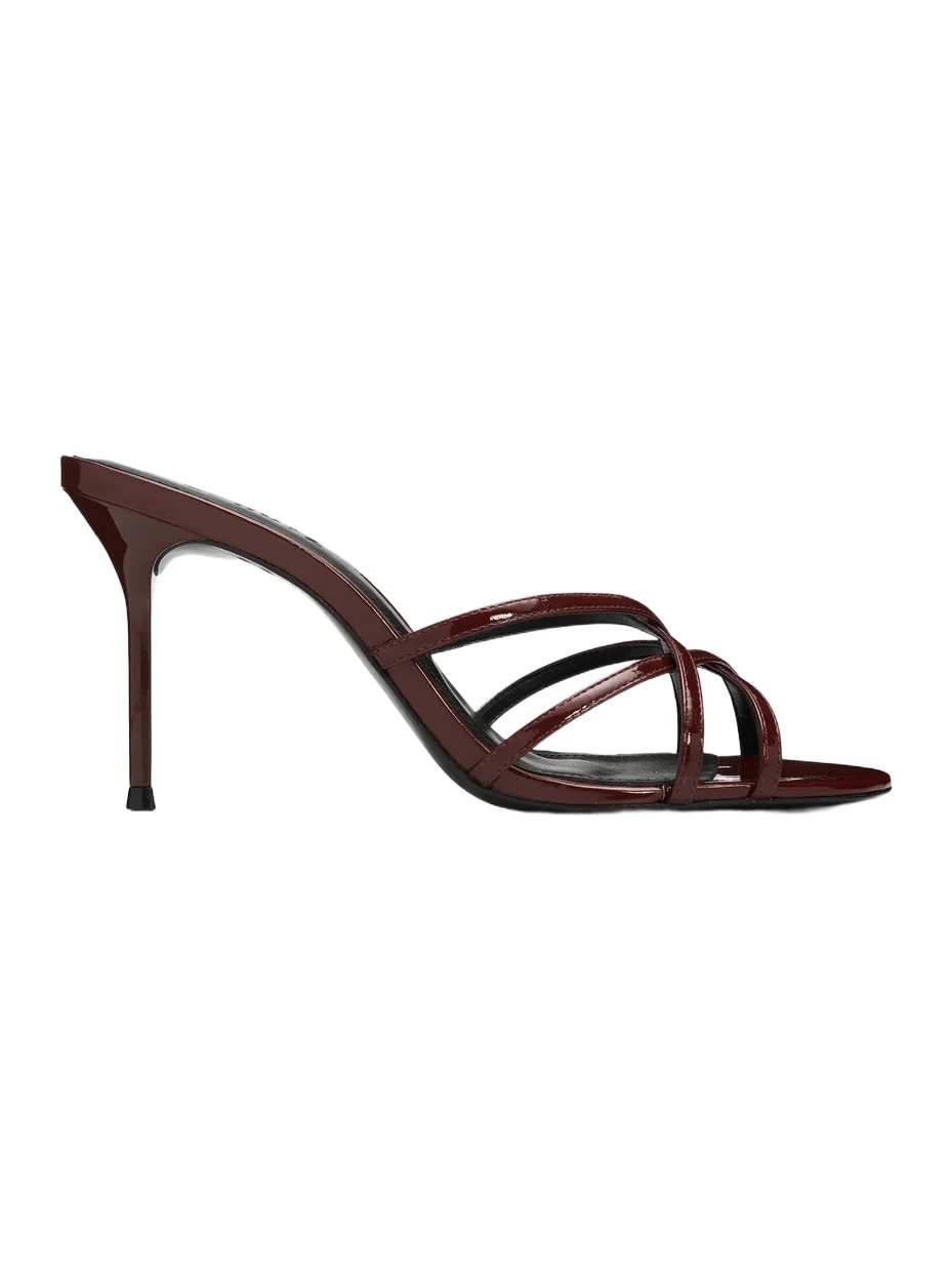 Women's Marion 100MM Slip-On Patent Leather Sandals
