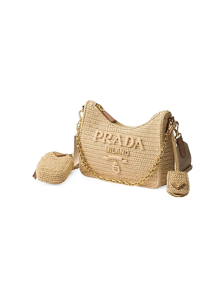 Prada Women's Re-Edition 2005 Crochet Shoulder Bag | Thumbnail 3