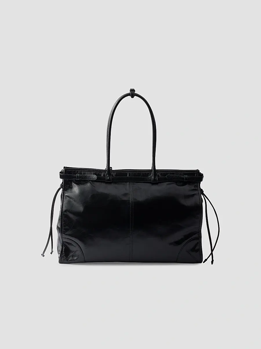 Prada Women's Bonnie Extra-Large Leather Top Handle Bag | Thumbnail 3 Prada Women's Bonnie Extra-Large Leather Top Handle Bag | Thumbnail 3