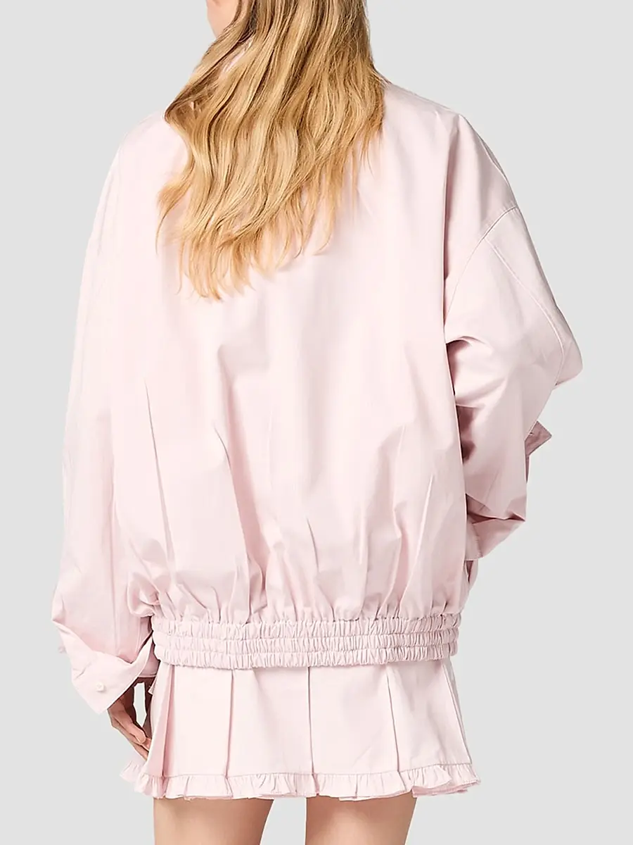 Miu Miu Women's Poplin Blouson Jacket | Thumbnail 3