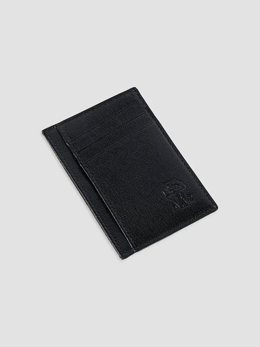 Brunello Cucinelli Men's Brushed Leather Card Holder | Thumbnail 3 Brunello Cucinelli Men's Brushed Leather Card Holder | Thumbnail 3