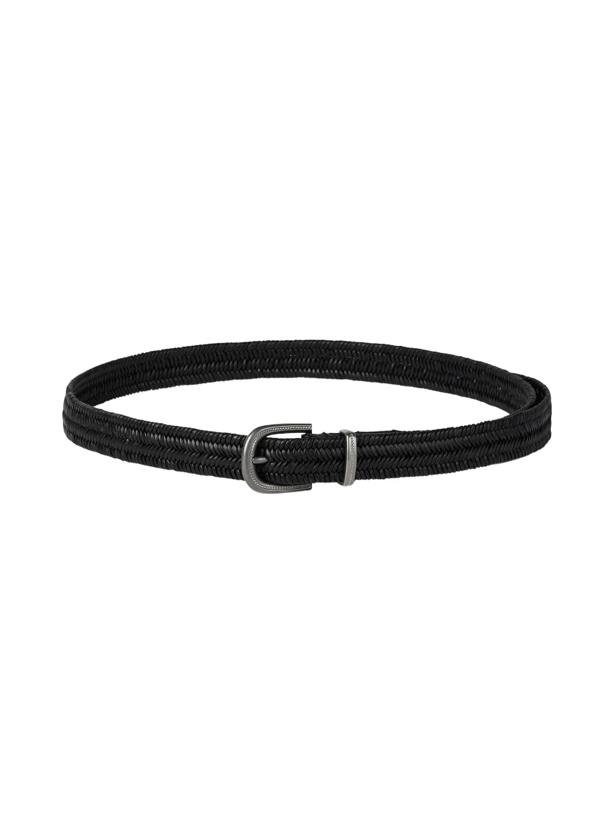 Brunello Cucinelli Women's Stretch Braided Leather Belt