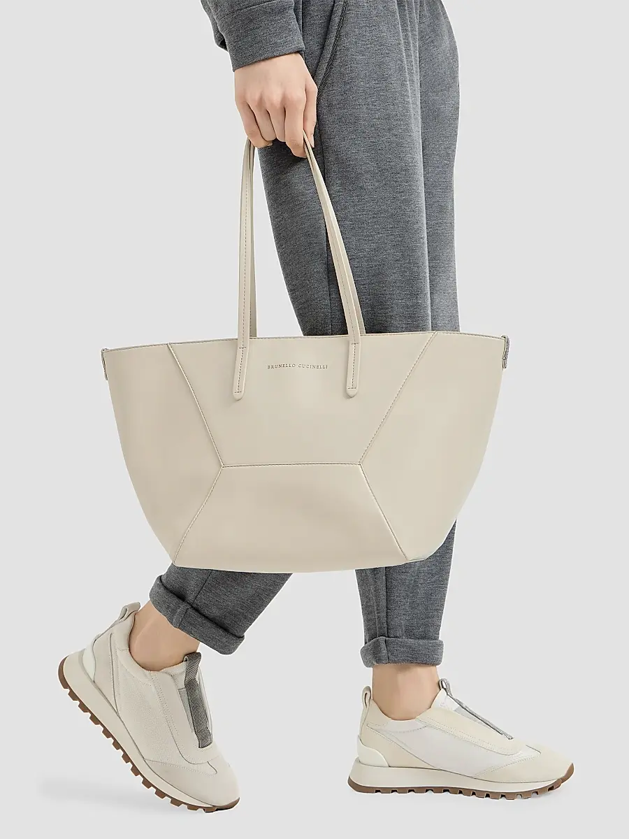 Brunello Cucinelli Women's Duo Small Tote Bag | Thumbnail 2 Brunello Cucinelli Women's Duo Small Tote Bag | Thumbnail 2