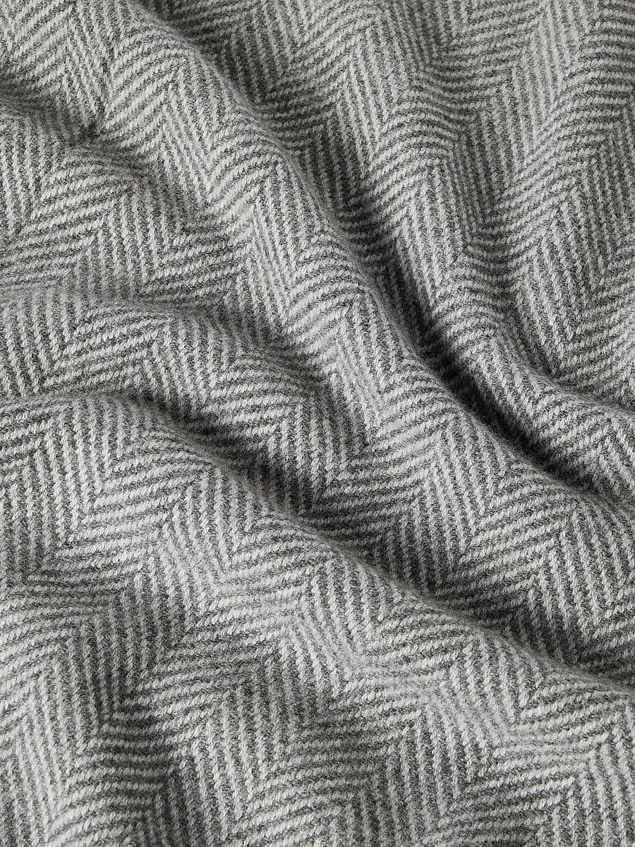 Brunello Cucinelli Men's Cashmere Chevron Scarf | Thumbnail 3 Brunello Cucinelli Men's Cashmere Chevron Scarf | Thumbnail 3