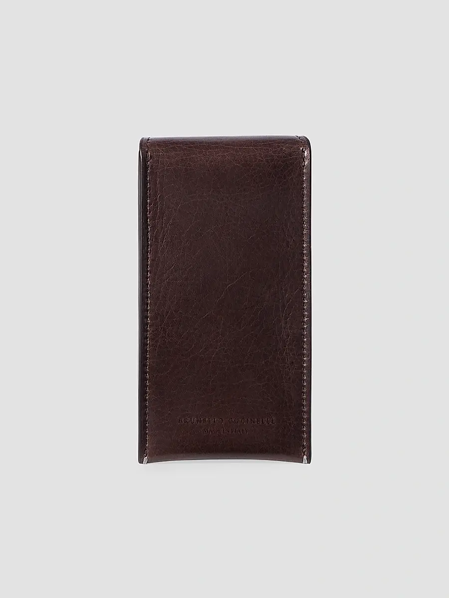 Brunello Cucinelli Grained Leather Watch Holder | Thumbnail 2