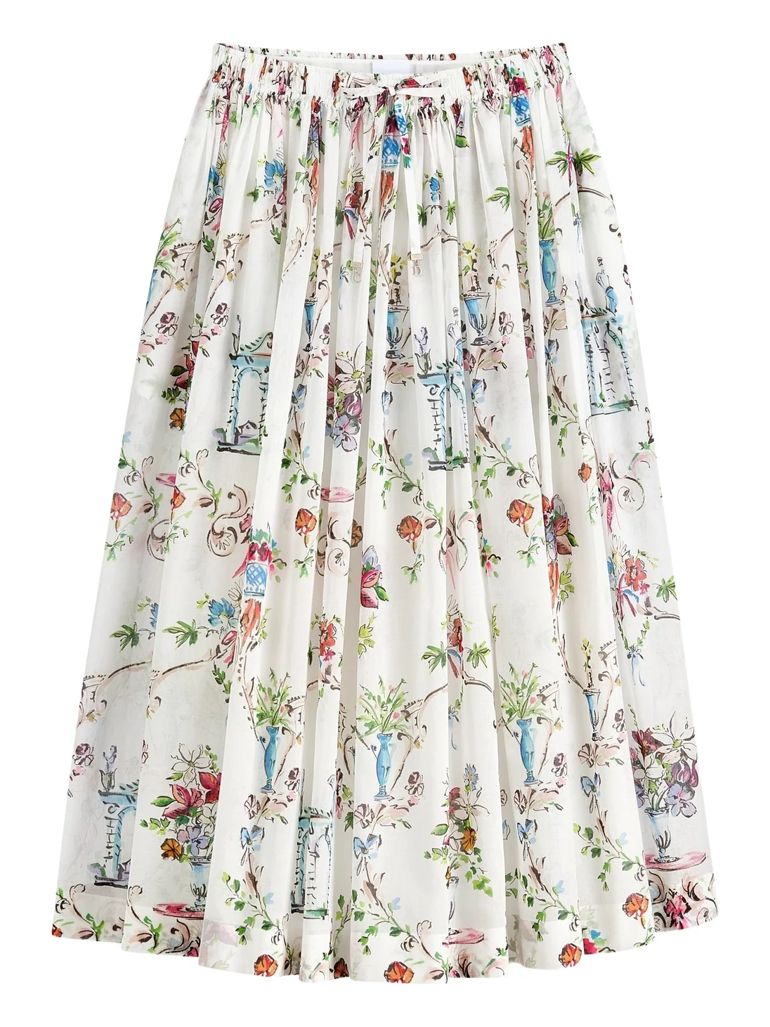 Dior Dioriviera Mid-Length Flared Skirt
