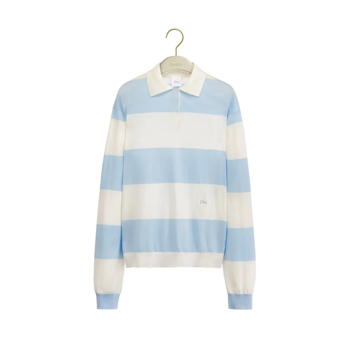 Dior Dioriviera Dior Marinière Long-Sleeved Polo Shirt