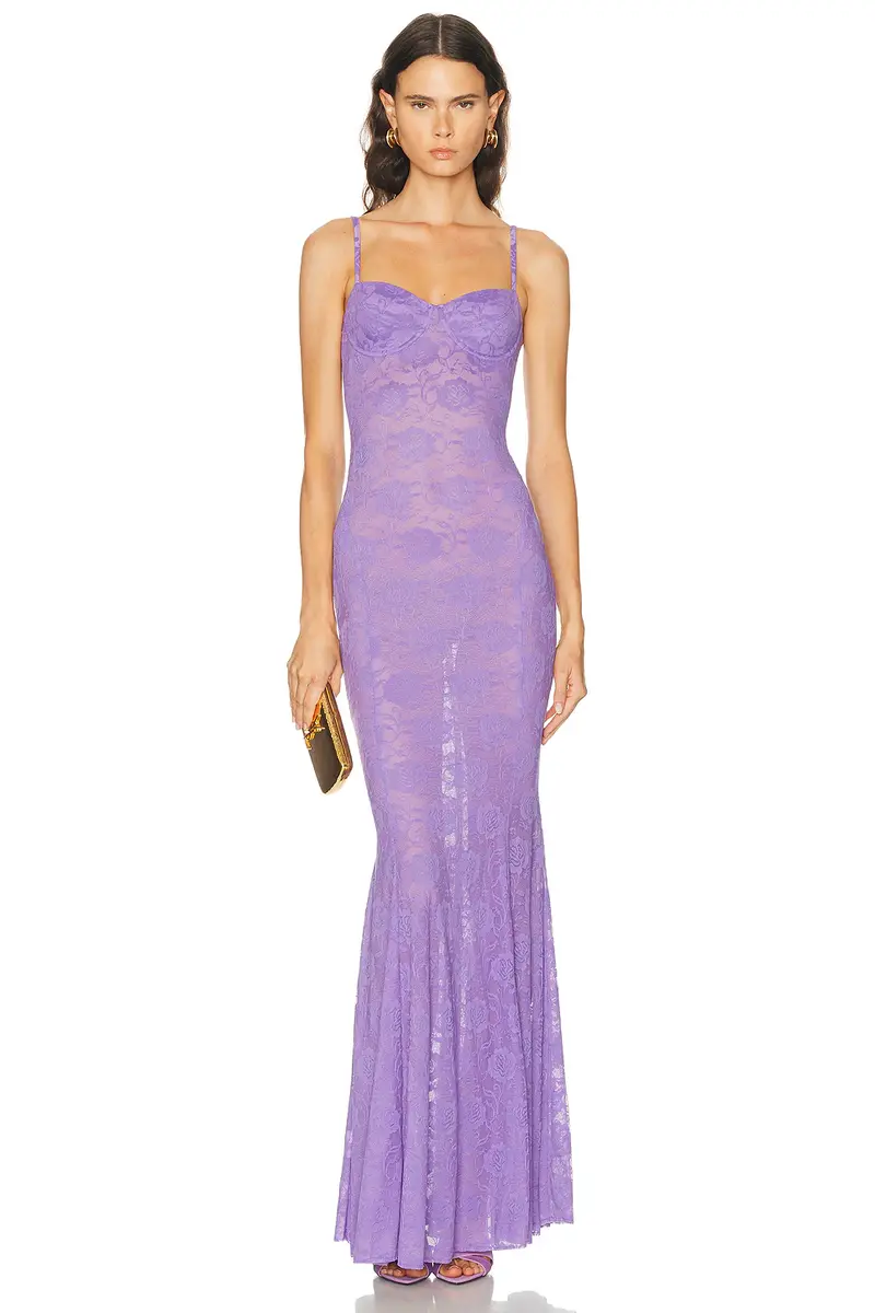 Norma Kamali Underwire Fishtail Gown | Image 1 Norma Kamali Underwire Fishtail Gown | Image 1