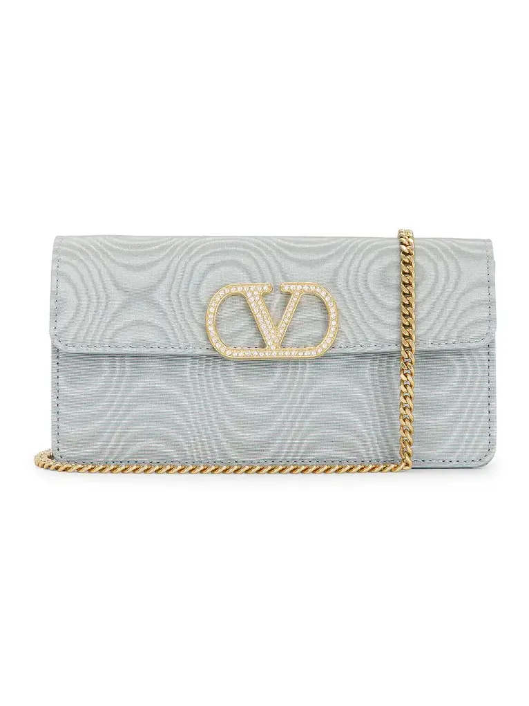 Vlogo Signature Wallet With Strap Vlogo Signature Wallet With Strap