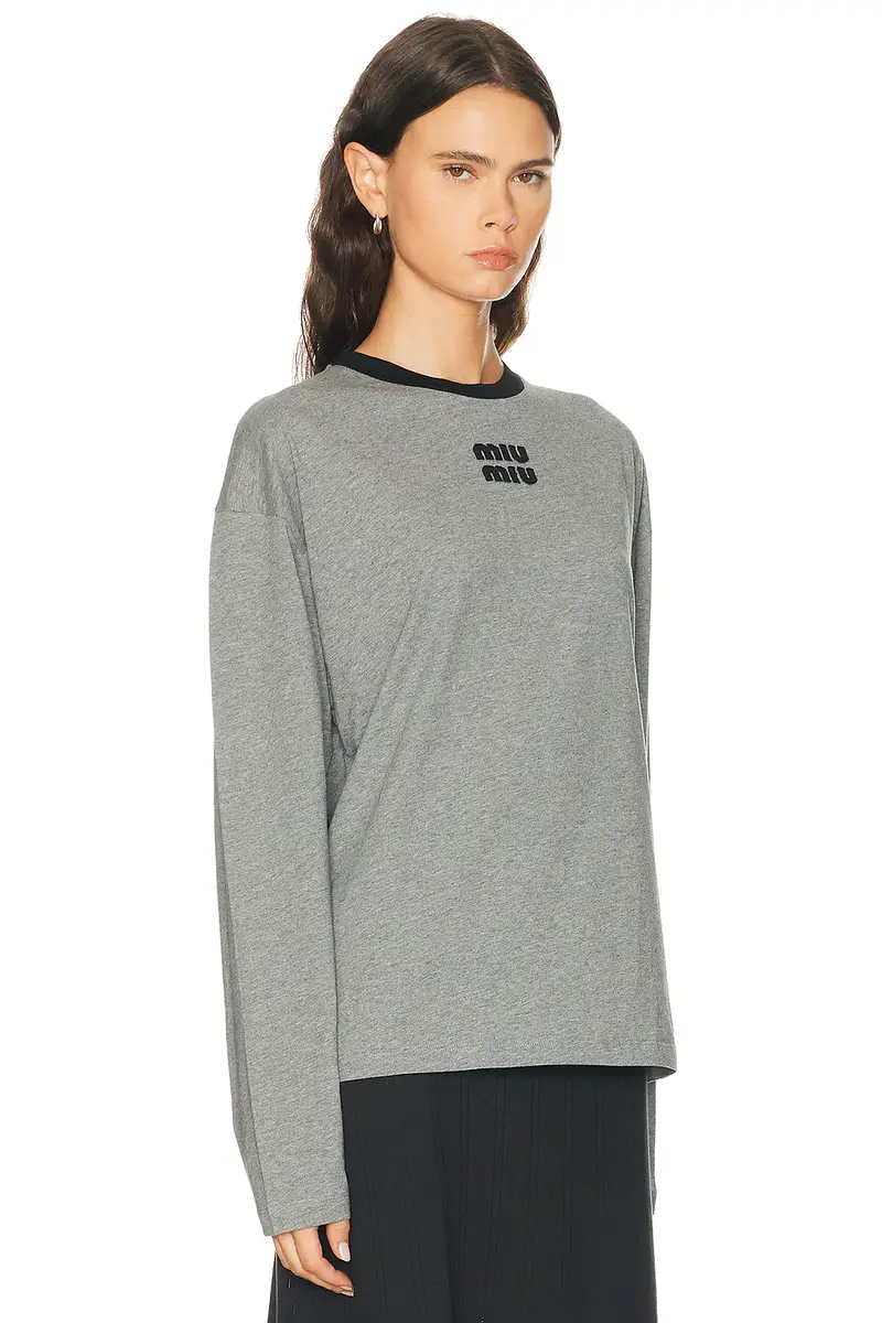 Miu Miu Jersey Top | Thumbnail 2
