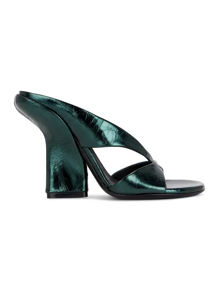 Rounded Toe Slide Mule