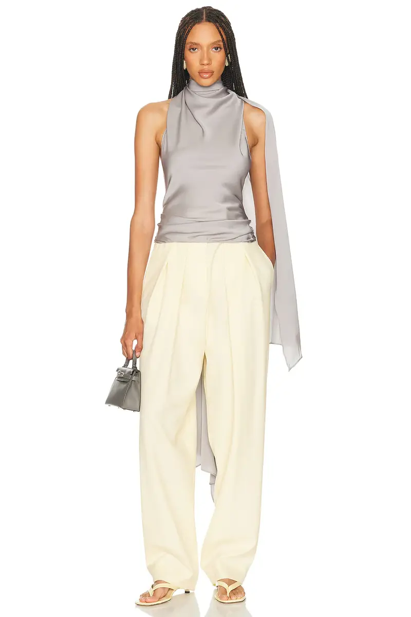 Helsa Natasha Silk Halter | Image 1 Helsa Natasha Silk Halter | Image 1