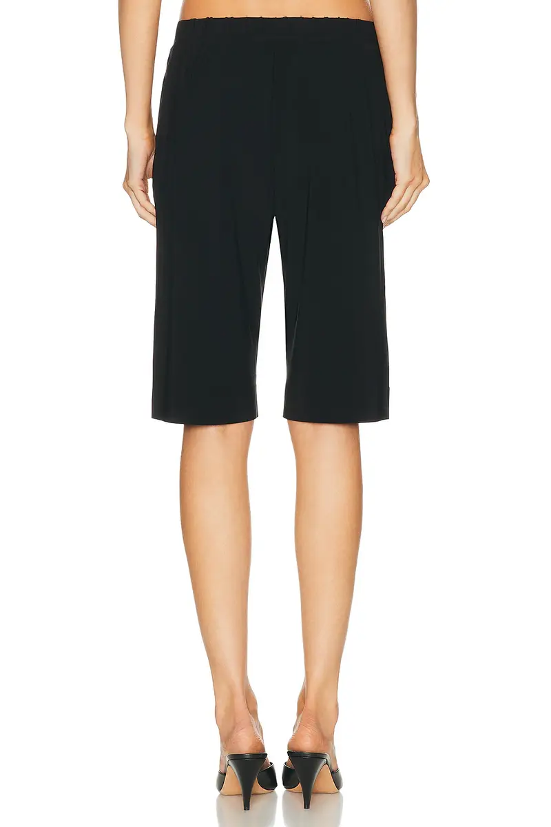 Norma Kamali Flat Front Bermuda Short | Thumbnail 5 Norma Kamali Flat Front Bermuda Short | Thumbnail 5
