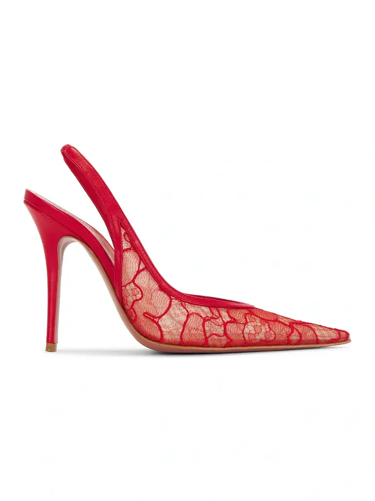 Anok 105 Lace Slingback Pump Anok 105 Lace Slingback Pump