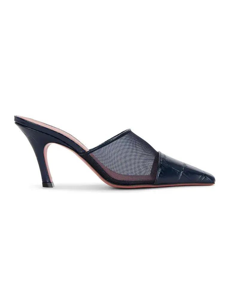 Amina Muaddi Jamie 80 Mesh Mule