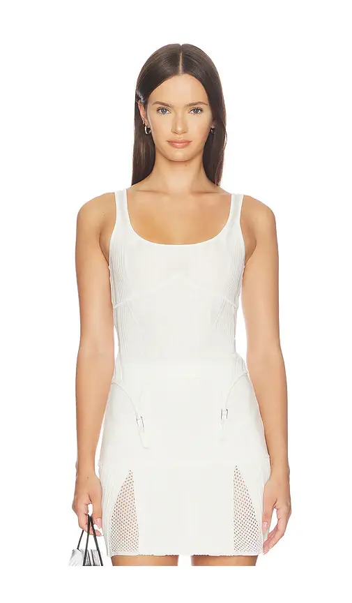 Fleur du Mal Rib Garter Top | Image 1 Fleur du Mal Rib Garter Top | Image 1