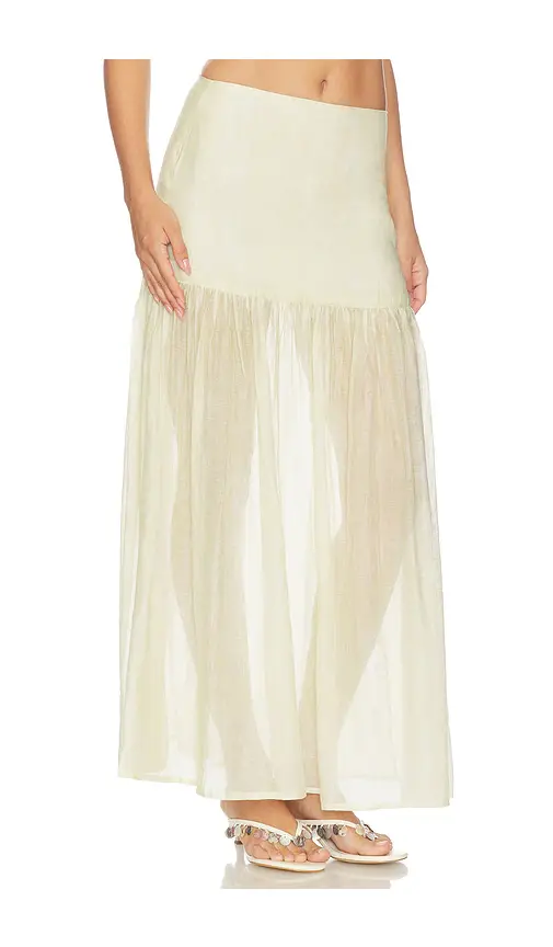 4th & Reckless Saya Semi Sheer Maxi Skirt | Thumbnail 2 4th & Reckless Saya Semi Sheer Maxi Skirt | Thumbnail 2