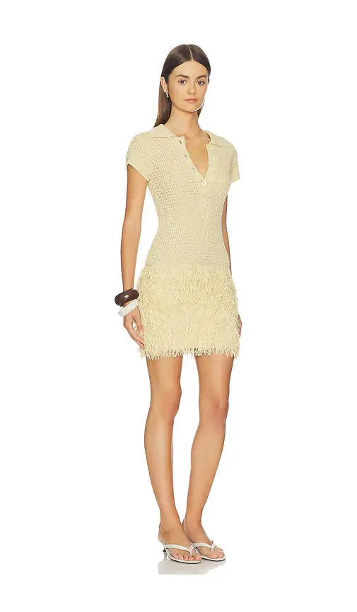 superdown Meradeth Crochet Fringe Mini Dress | Thumbnail 2