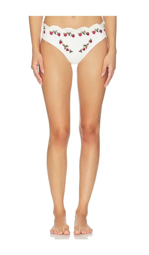 Sea Bindi Strawberry Scallop Bikini Bottom | Image 1 Sea Bindi Strawberry Scallop Bikini Bottom | Image 1