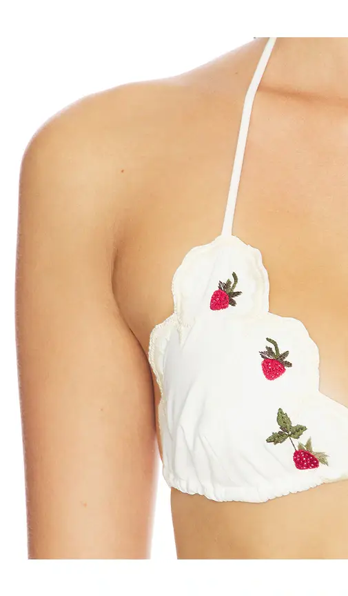 Sea Bindi Strawberry Scallop Bikini Top | Thumbnail 5 Sea Bindi Strawberry Scallop Bikini Top | Thumbnail 5