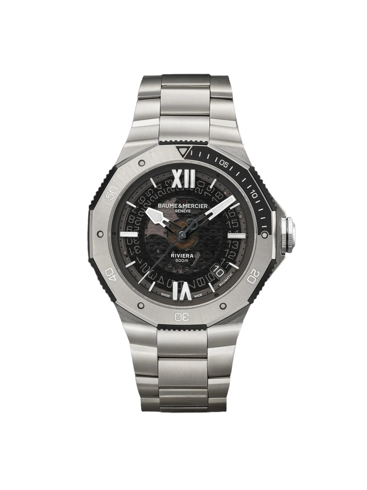 Baume & Mercier Riviera Automatic Stainless Steel Watch, Ref. 10717 - Men