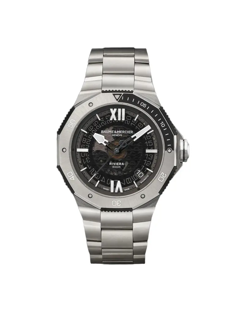 Riviera Automatic Stainless Steel Watch, Ref. 10717 - Men Riviera Automatic Stainless Steel Watch, Ref. 10717 - Men