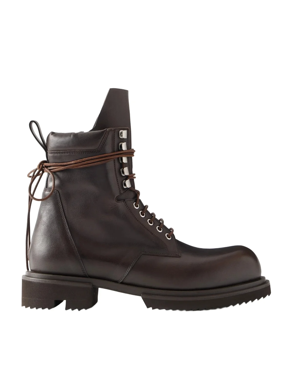 Rick Owens Army Gabe Leather Lace-Up Boots - Men