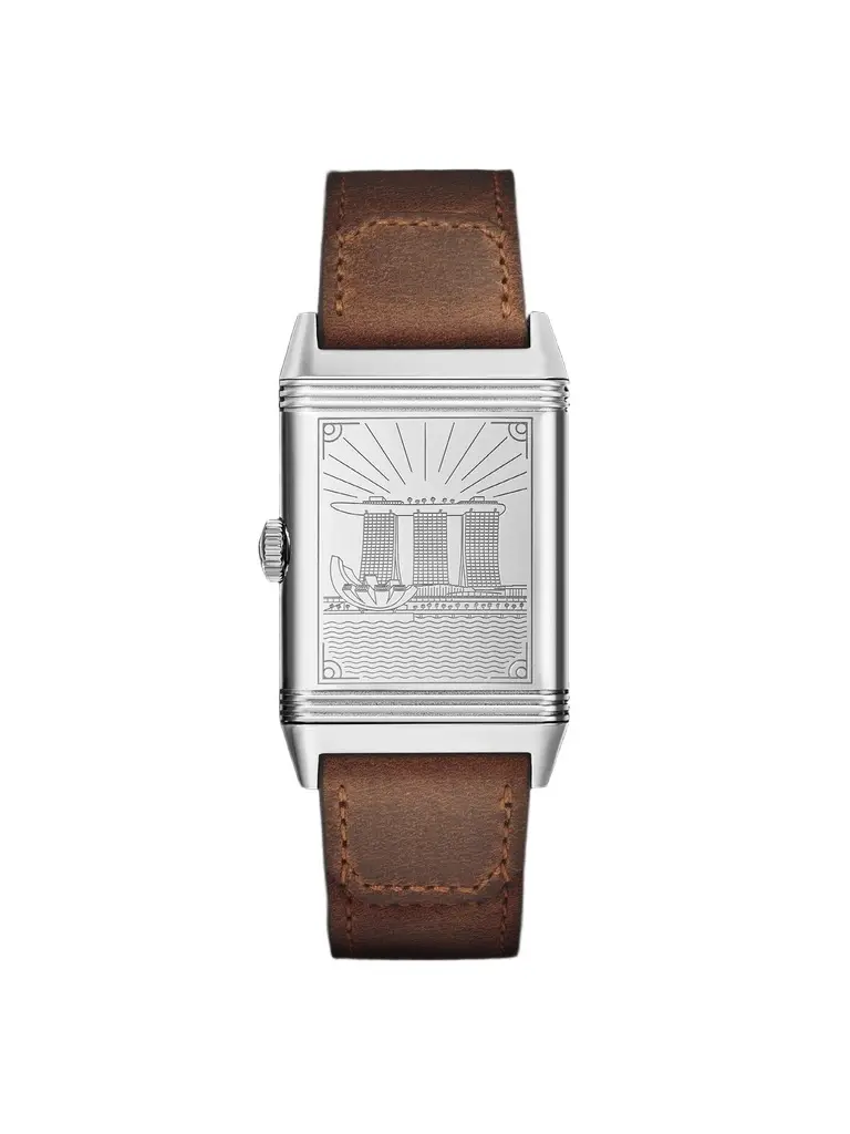 Reverso Classic Large Small Seconds Singapore Hand-Wound Stainless Steel Watch, Ref. Q385852G - Men Reverso Classic Large Small Seconds Singapore Hand-Wound Stainless Steel Watch, Ref. Q385852G - Men
