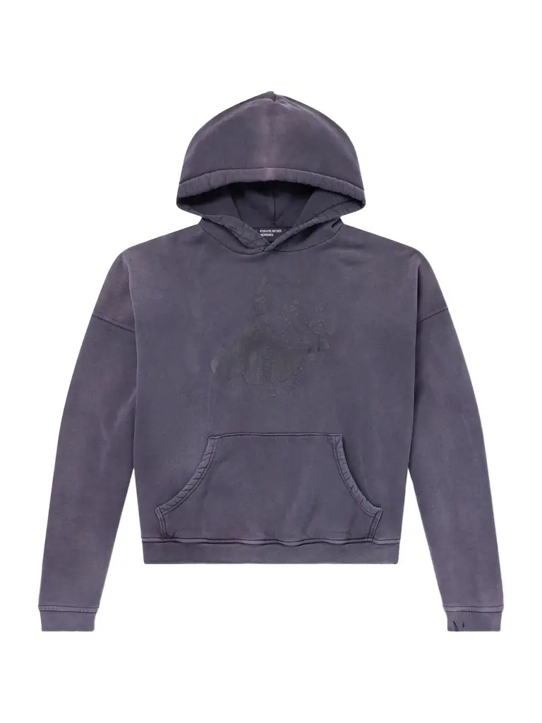 Enfants Riches Déprimés Pit Bull Distressed Printed Cotton-Jersey Hoodie - Men