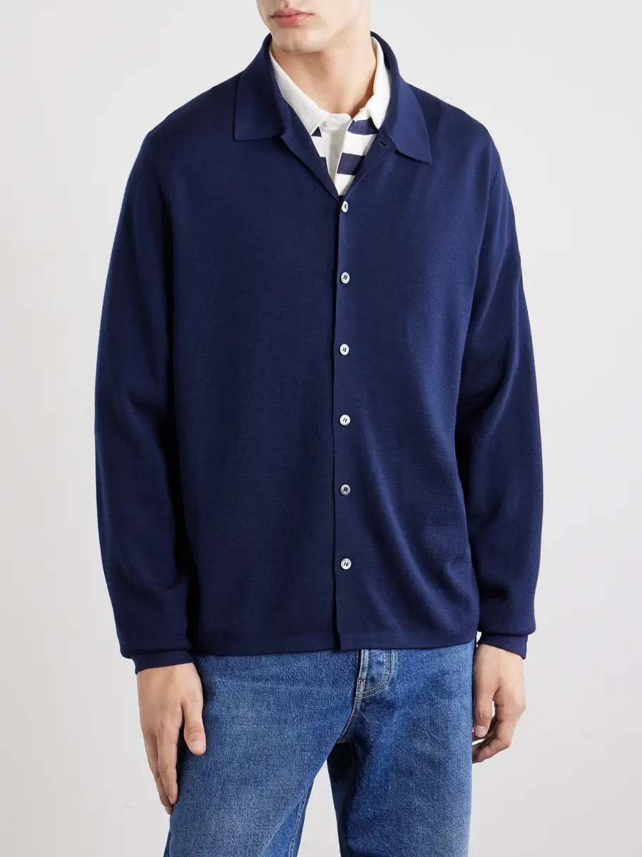 Ralph Lauren Purple Label Merino Wool Cradigan - Men | Thumbnail 3 Ralph Lauren Purple Label Merino Wool Cradigan - Men | Thumbnail 3