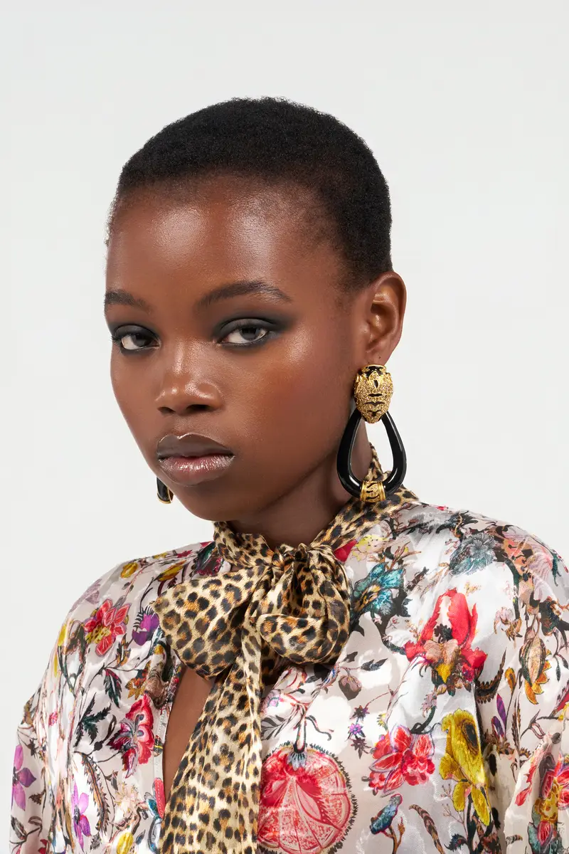 Roberto Cavalli Roar Panther Earrings | Thumbnail 2 Roberto Cavalli Roar Panther Earrings | Thumbnail 2