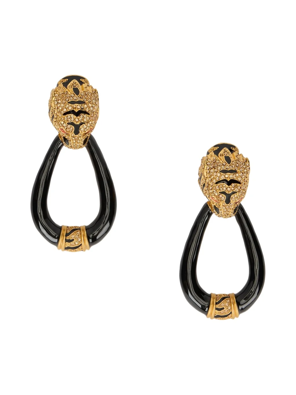 Roberto Cavalli Roar Panther Earrings