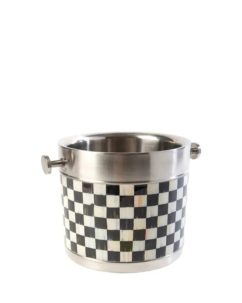 MacKenzie-Childs Courtly Check Ice Bucket