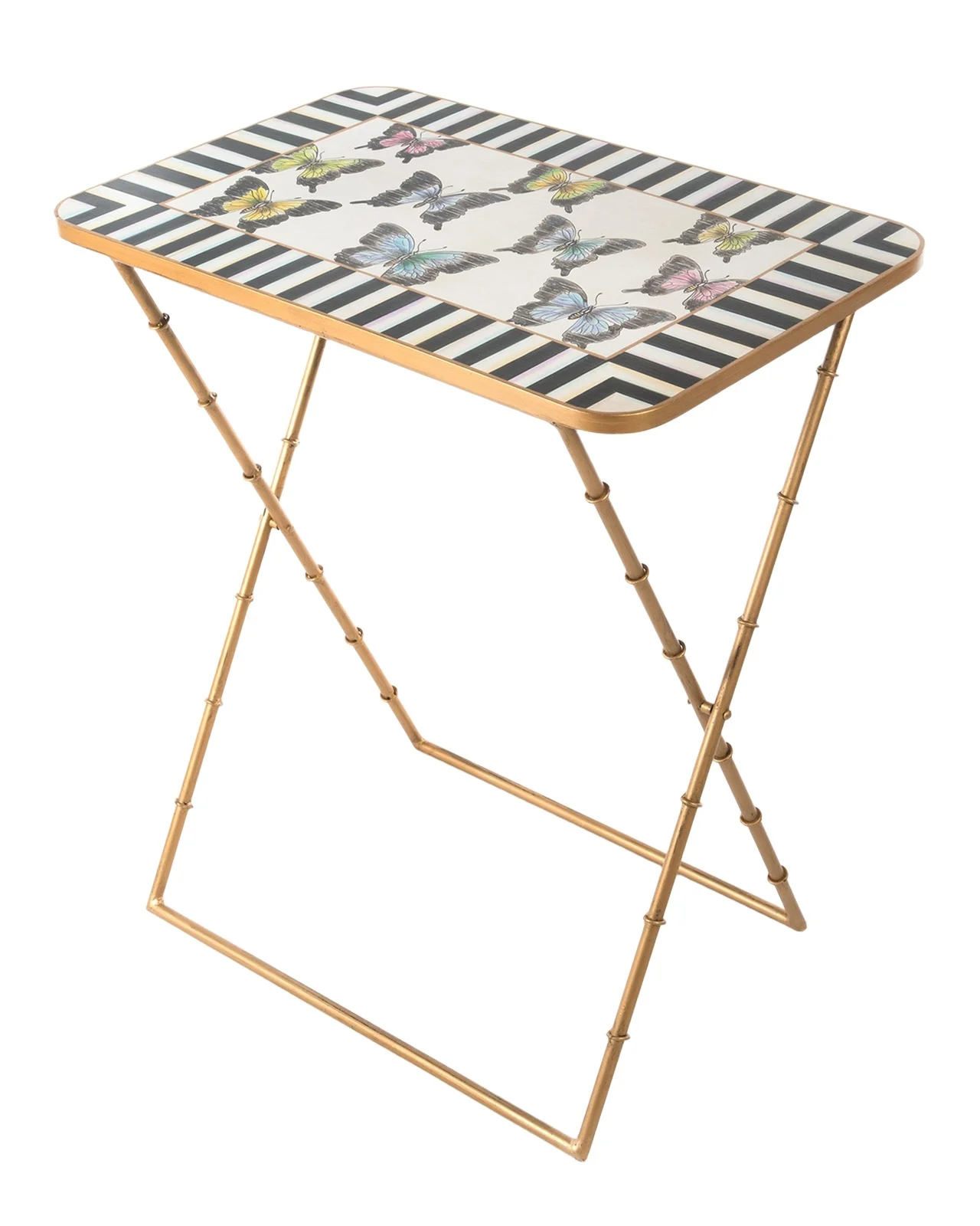 MacKenzie-Childs Butterfly Collection Cocktail Trays, Set of 4