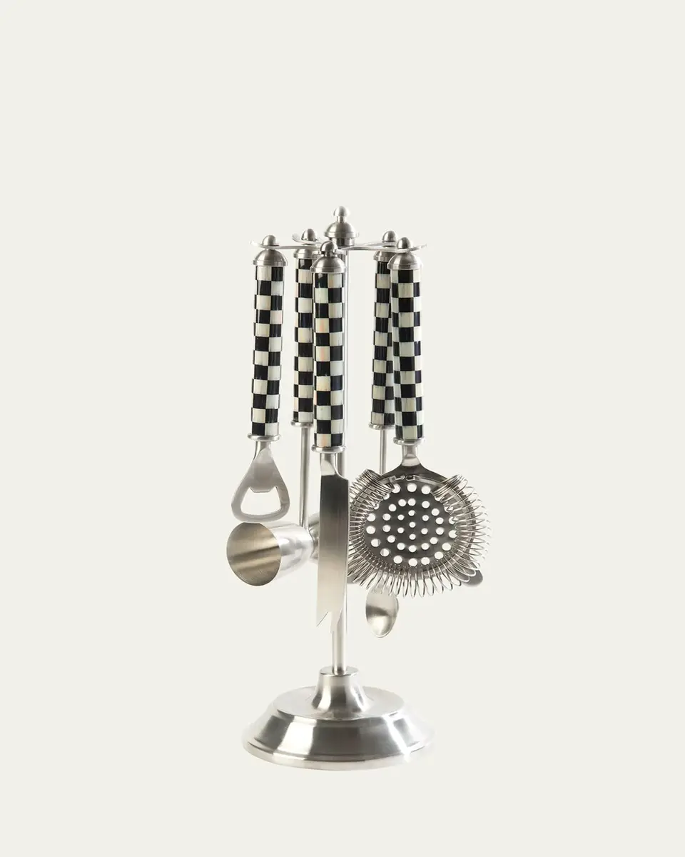 MacKenzie-Childs Courtly Check Bar Tool Set | Thumbnail 2 MacKenzie-Childs Courtly Check Bar Tool Set | Thumbnail 2