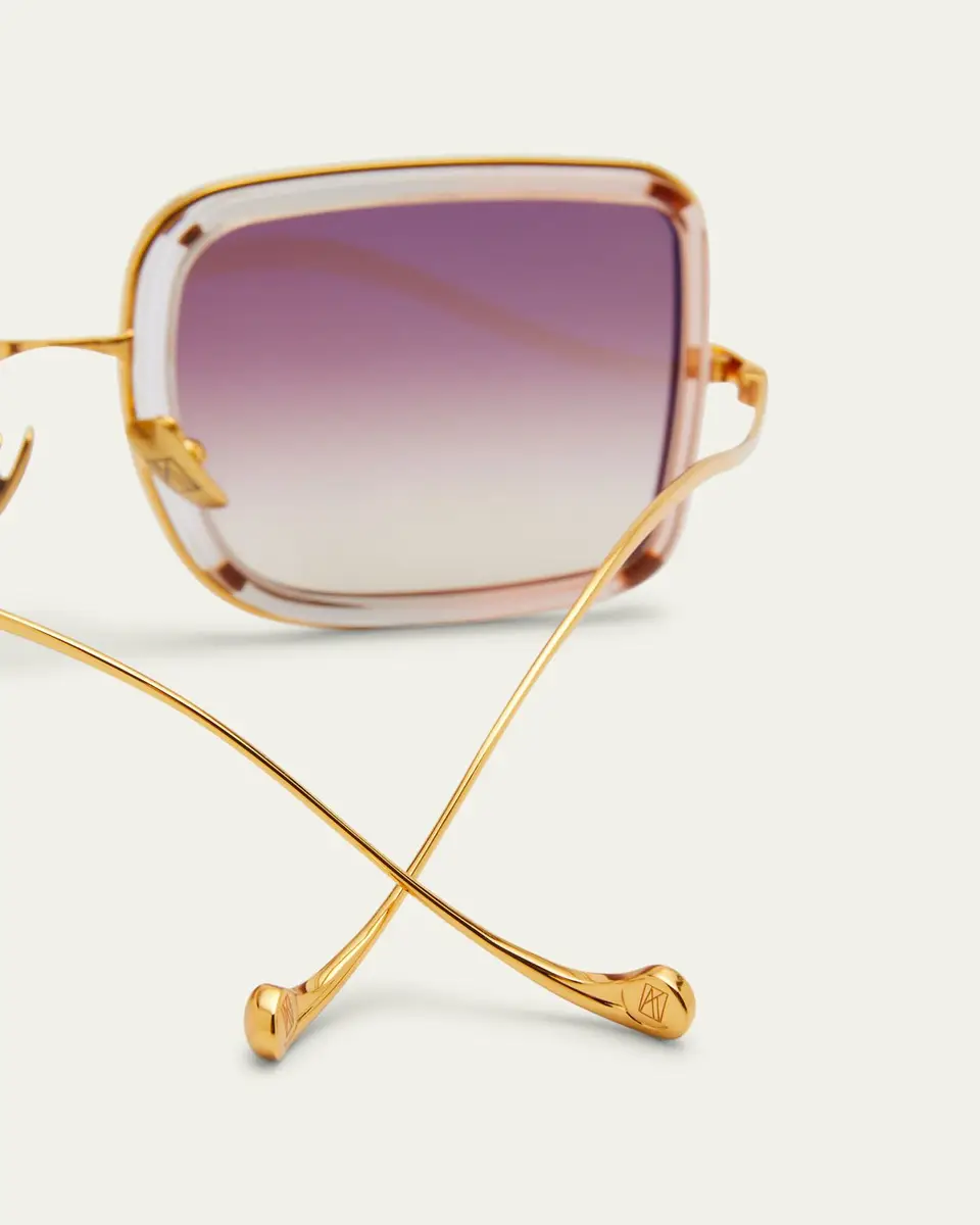 Anna-Karin Karlsson White Moon Acetate & Stainless Steel Sunglasses | Thumbnail 5 Anna-Karin Karlsson White Moon Acetate & Stainless Steel Sunglasses | Thumbnail 5