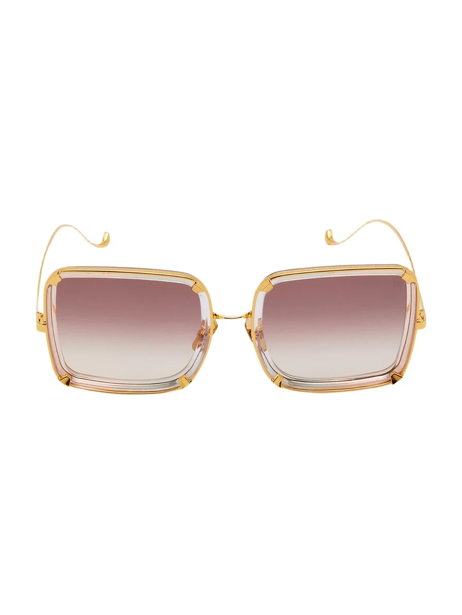 White Moon Acetate & Stainless Steel Sunglasses