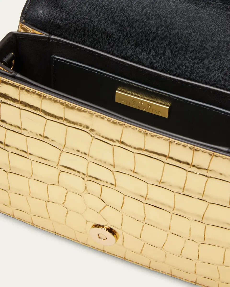 ALEXIS BITTAR Lucite Quad Croc-Embossed Top-Handle Bag | Thumbnail 4 ALEXIS BITTAR Lucite Quad Croc-Embossed Top-Handle Bag | Thumbnail 4