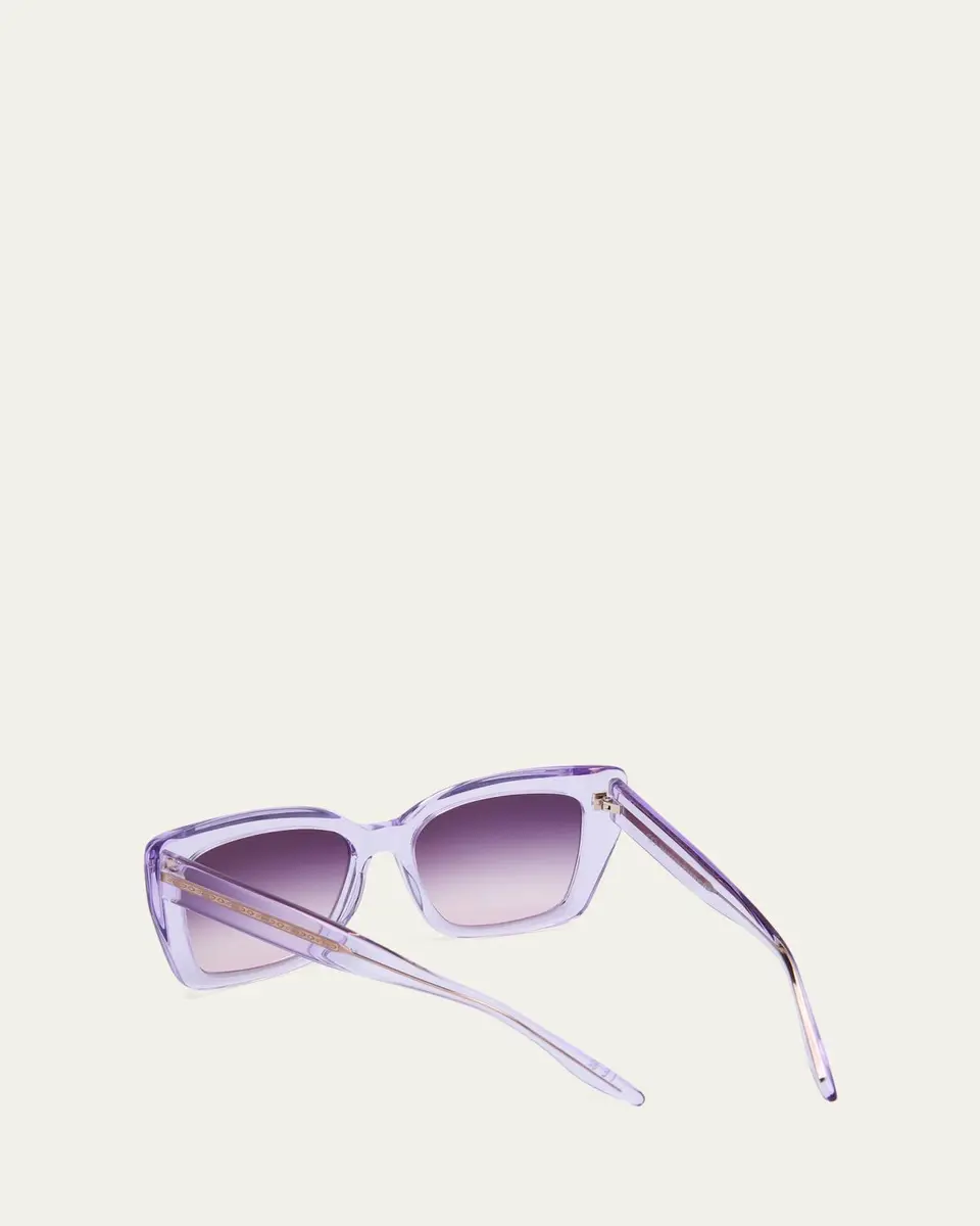 BARTON PERREIRA Devine Square Acetate & Titanium Sunglasses | Thumbnail 3