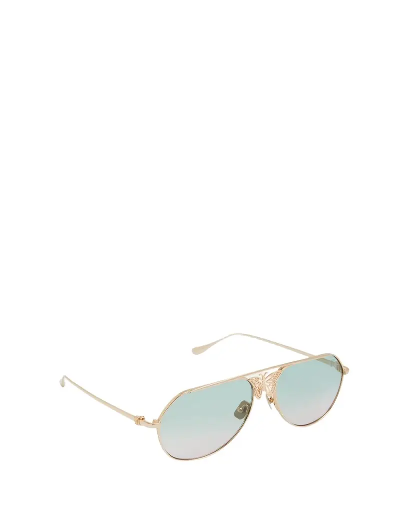 Miss Rosell 2 Butterfly Titanium Aviator Sunglasses