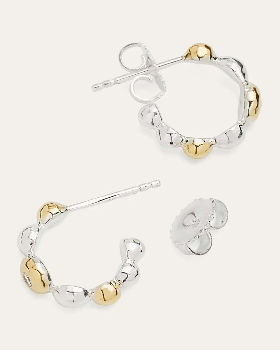 Ippolita Chimera Stardust Paparazzi Mini Huggie Earrings | Thumbnail 4 Ippolita Chimera Stardust Paparazzi Mini Huggie Earrings | Thumbnail 4